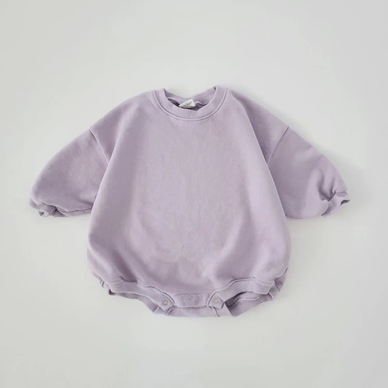 Baby Girl Boy Sweatshirt Romper Toddler 