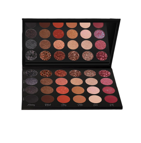 Palette Eyeshadow Pans Low Moq Eyeshadow لوحة ظلال العيون المعدنية - أحواض ظلال العيون