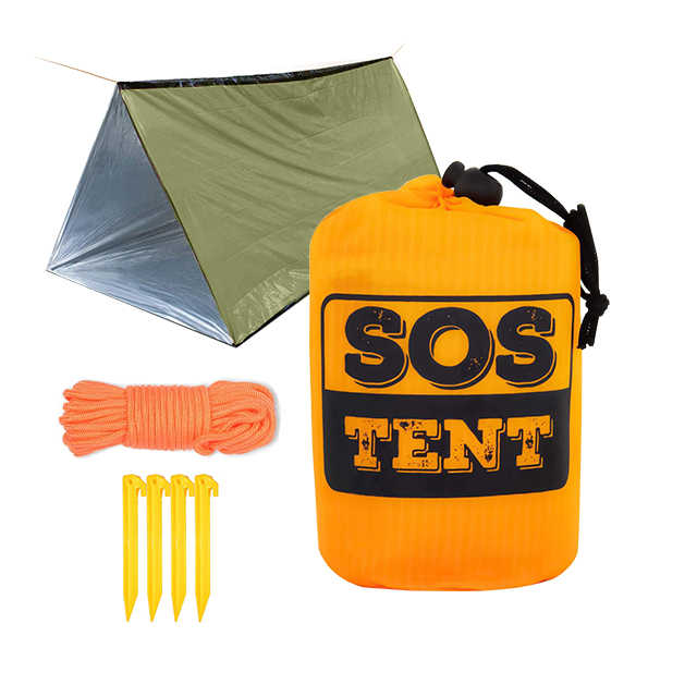 Custom Logo Life Tent 2 Person Rescue Emergency Survival Shelter Tube Tent