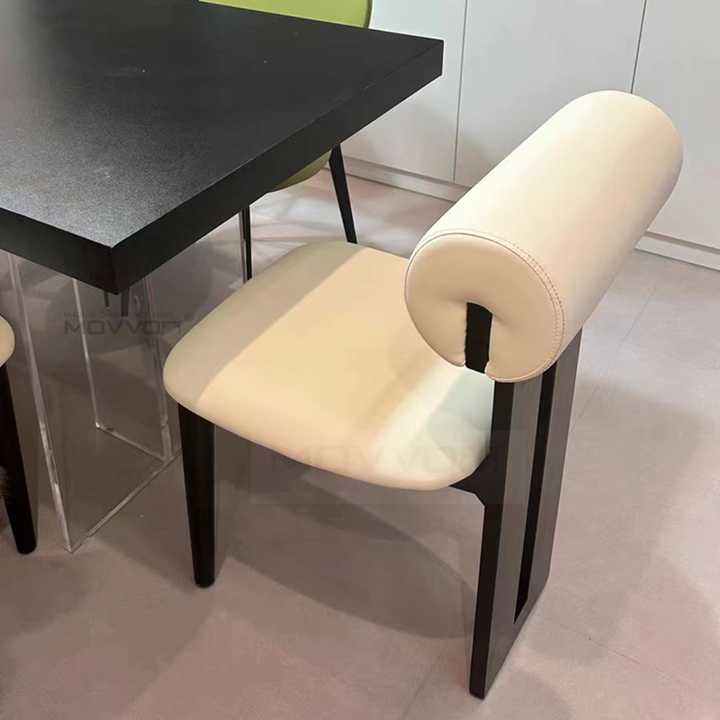 Modern Minimalist Solid Wooden Dining Chair 