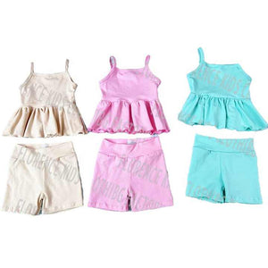 Chica Conjuntos Casual Summer-Summer Clothing Set 