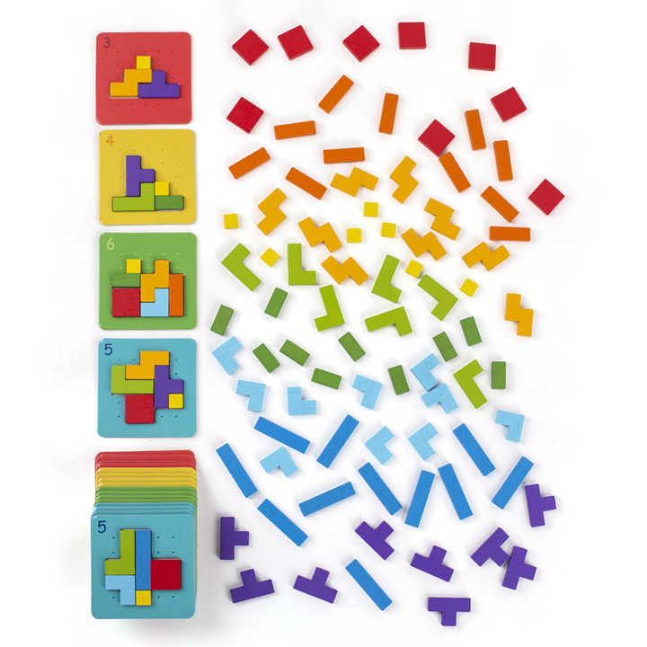 Educational games, wooden puzzles 