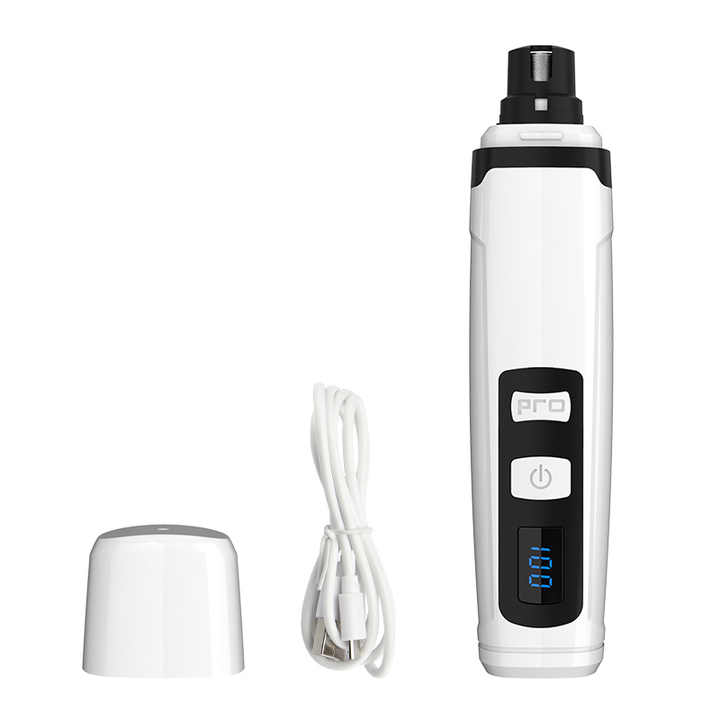 الكلب مبرد للأظافر مع مصباح ليد قابلة للشحن . ادوات تنظيف