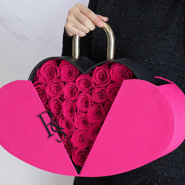 Selling Wholesale Real Touch-Natural Everlasting Rose Box 
