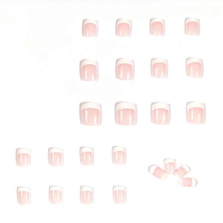 أظافر يد اكريلك فرنسي