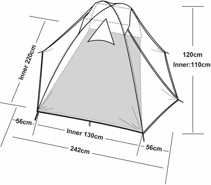 Factory direct supply folding bed with waterproof tent 2 
