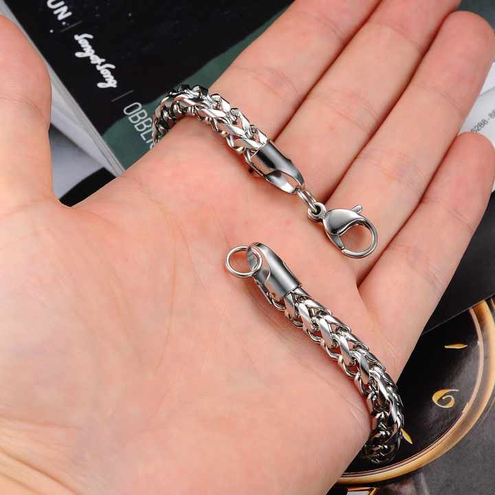 Simple Stainless Steel Wrist Chain 