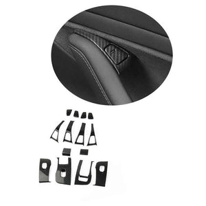 Car Accessories 2021 Carbon Fiber Interior Door Handle. 