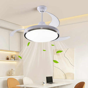 Modern invisible ceiling fan 
