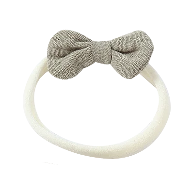Elastic 100% Organic Cotton Hair Accessories Baby Girl. 