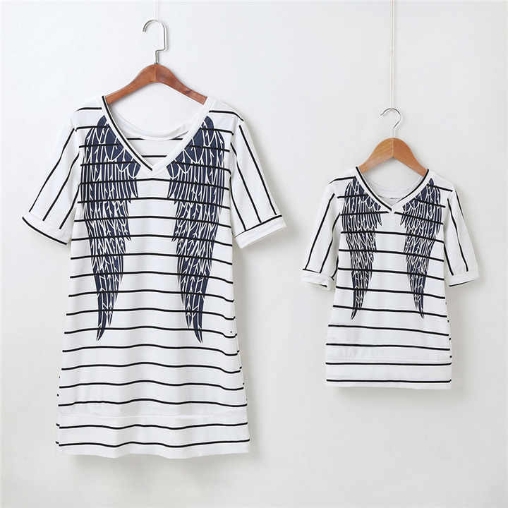 وصول جديد بالجملة أمي وابنه مطابقة ملابس الأم وأنا مجموعات ملابس قصيرة New Arrival Wholesale Mom and Son Matching Clothes Mommy and Me Short Sleeve Outfits Sets