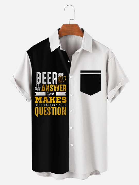 قمصان رجالي بأكمام قصيرة