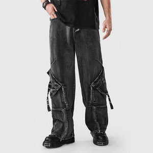 بنطلون رجالي جينز كارغو