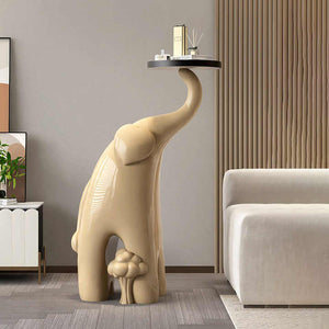 Resin elephant bedside lamp 