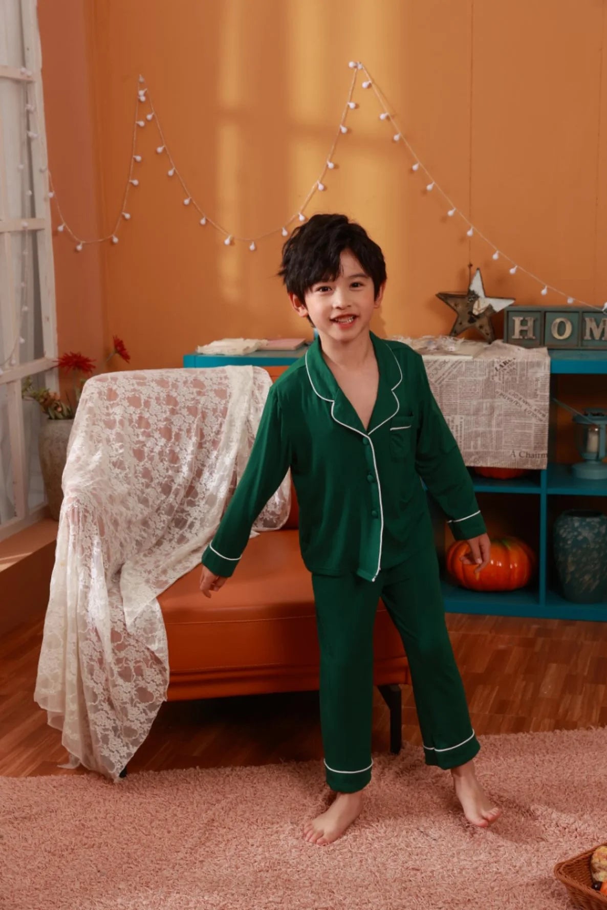 بيجامات عالية الجودة من الخيزران للبنات والأولاد-High quality bamboo pajamas for girls and boys