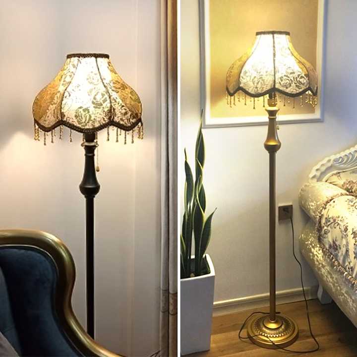 Luxury smart floor lamp for living room. 