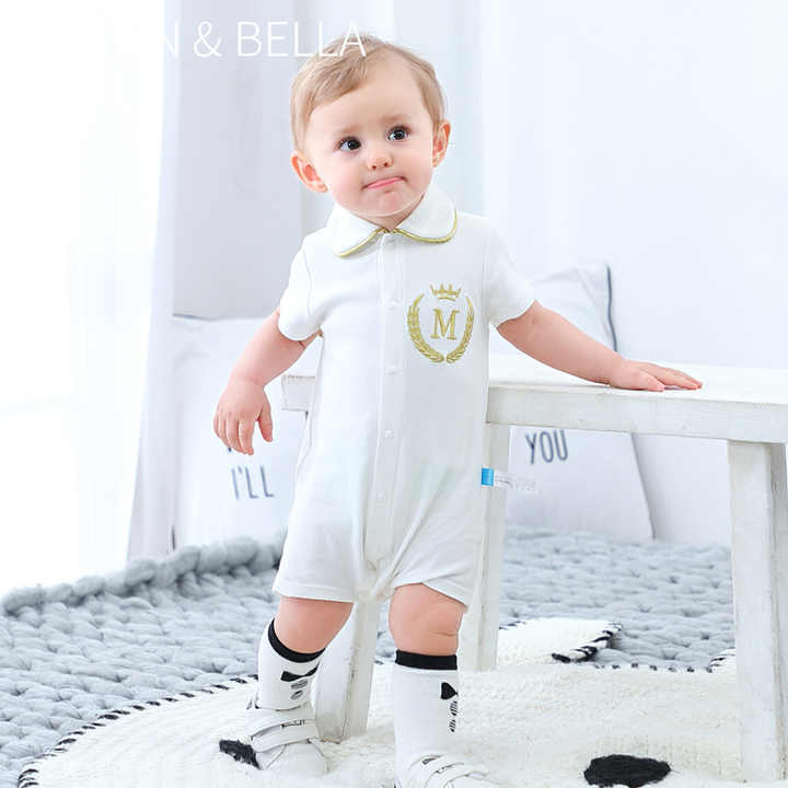 newborn boys romper 