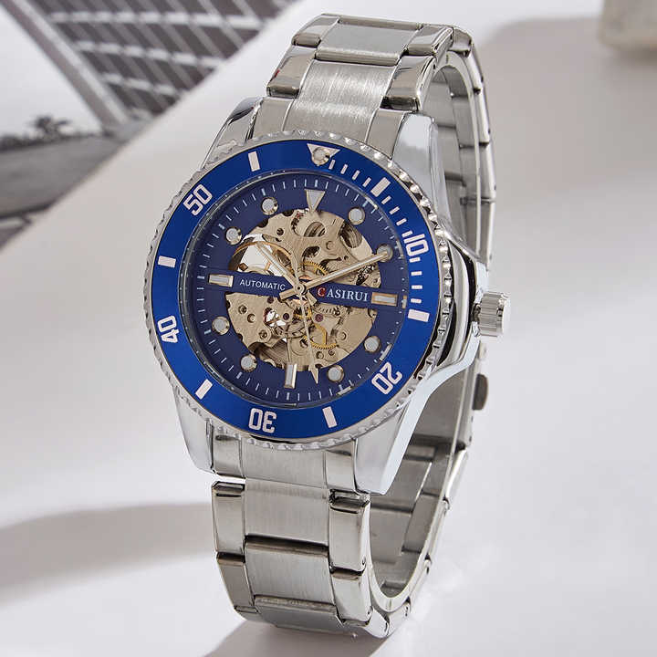 Luxury 22mm business mechanical watch with 