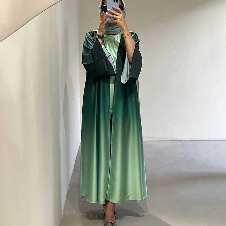 Ombre colored abaya 