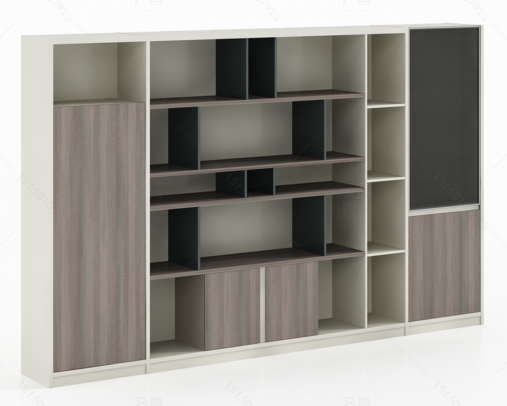 High quality wooden bookcase for office display wooden bookcase 
