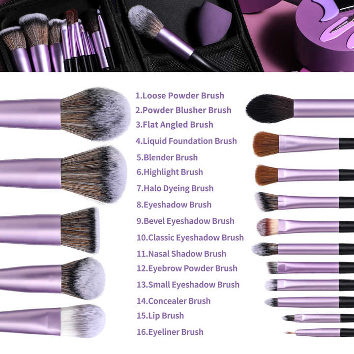 makeup brush set