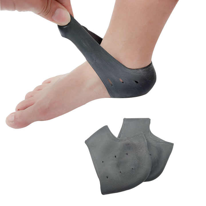 Silicone Heel Cup for Foot Health Insoles New High Quality Medical Silicone Heel Socks at Best Price 