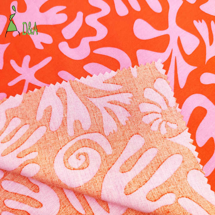 Cheap Price Reddish-Rayon Fabric 