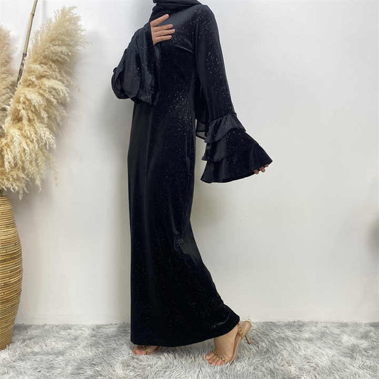 عبايه  ملونه لامعه