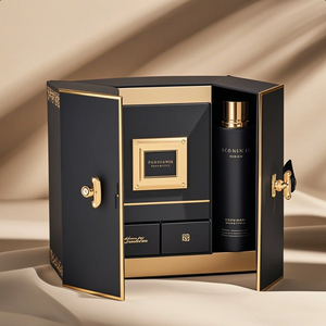 Double Door Opening Magnetic Book - Luxury Paper Box 