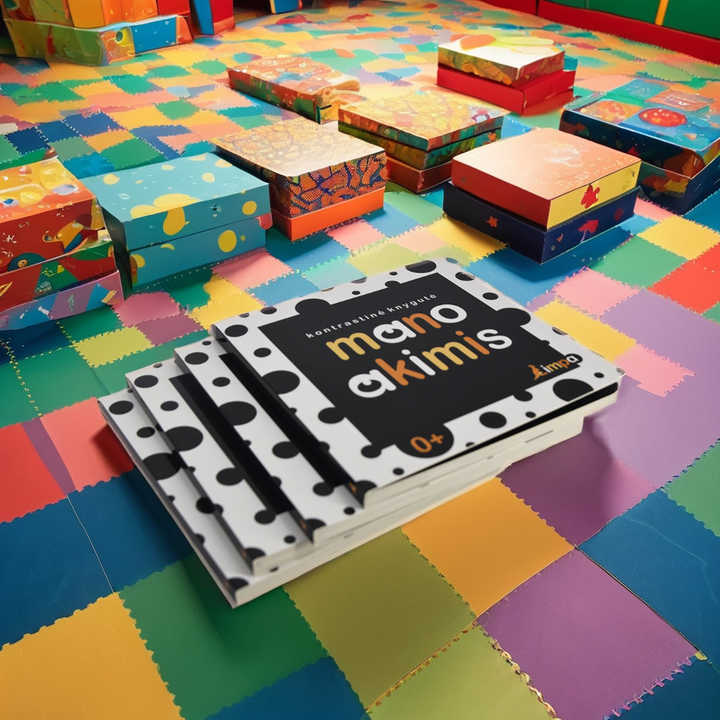 Custom offset printed children's hardback book