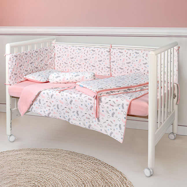 Baby bed bumper set