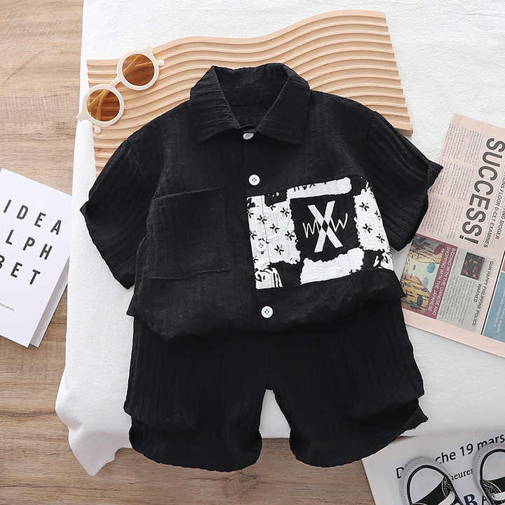 Boys Shorts High Quality 2 Piece Clothing for Kids Boys 