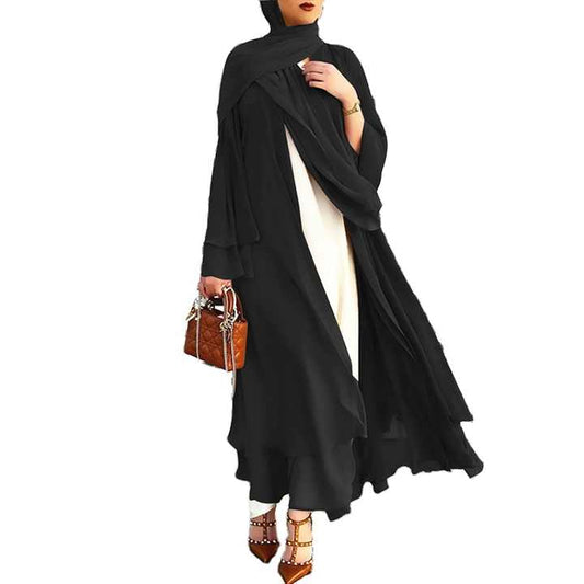 Turkish colored abaya 