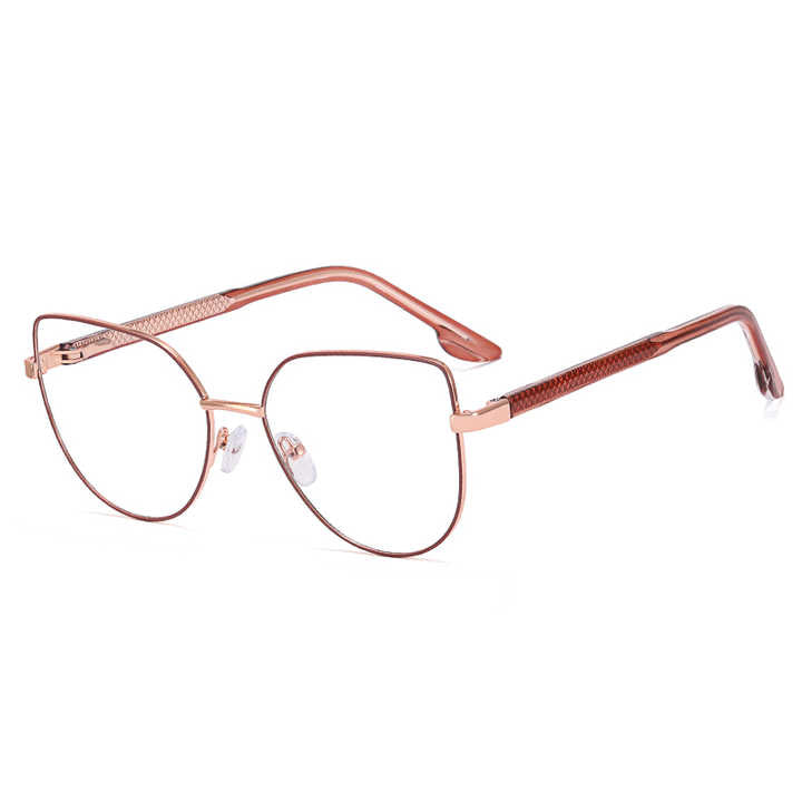 Metal Frame Cat Eye Sunglasses 