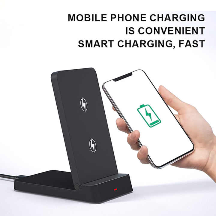 Custom Logo 15W Foldable Smart Fast Wireless Charger 