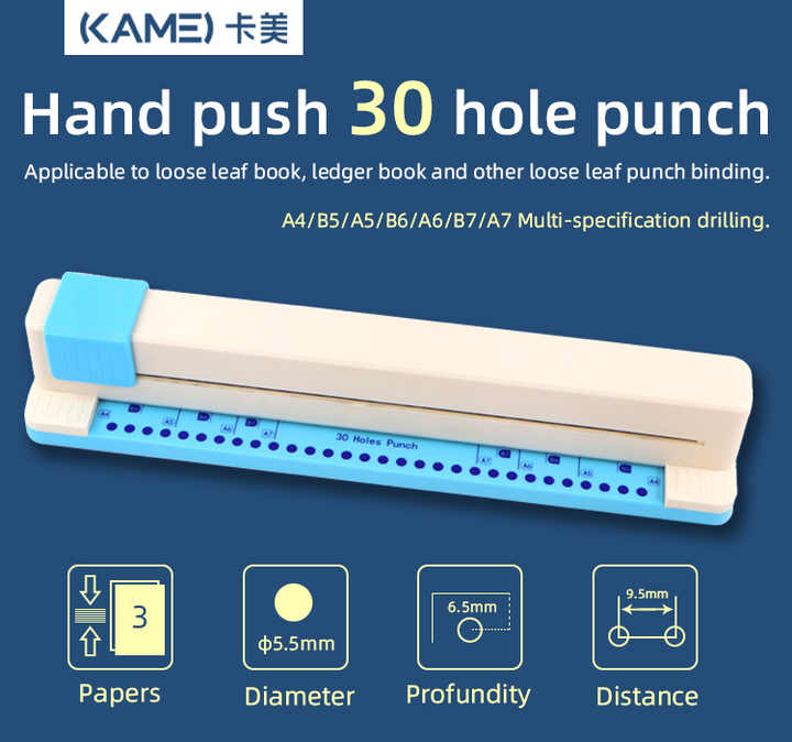 Custom Hand A4 Hole Punch