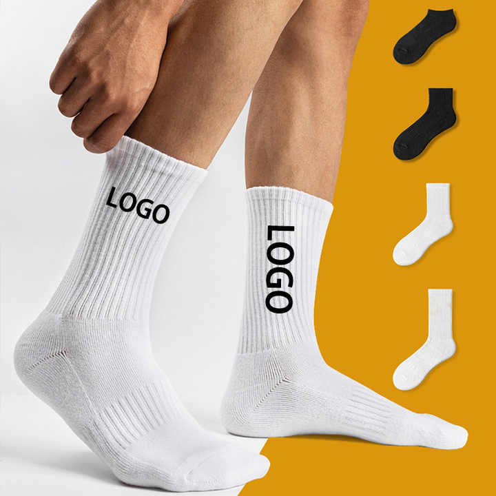 High Quality Crew Fashion Cotton Grip Compression Logo. 