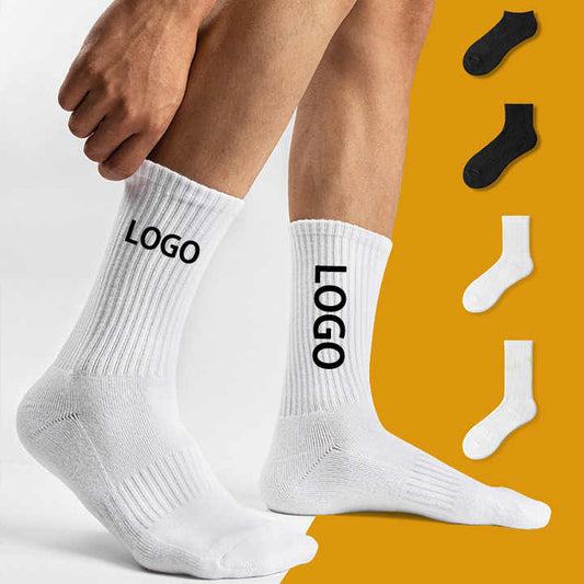 High Quality Crew Fashion Cotton Grip Compression Logo. 