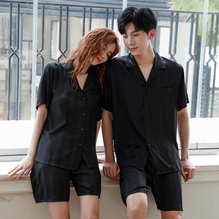 بيجامة الحرير - طقم الزوجين