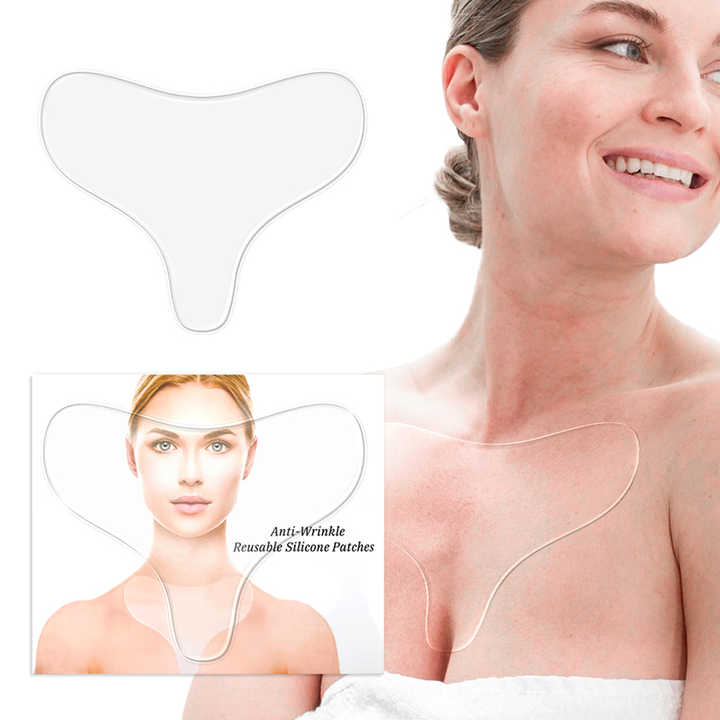 Anti-wrinkle chest patches 