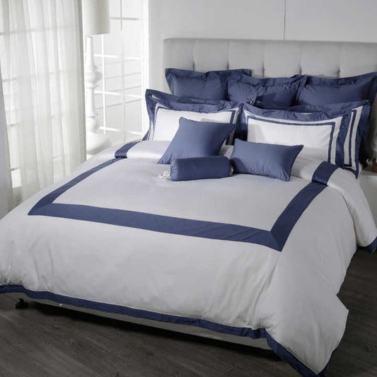 French Style Flat Sheet for Hotel Plain White Linen Hotel Bedding Queen King Size for Five Star Hotel 