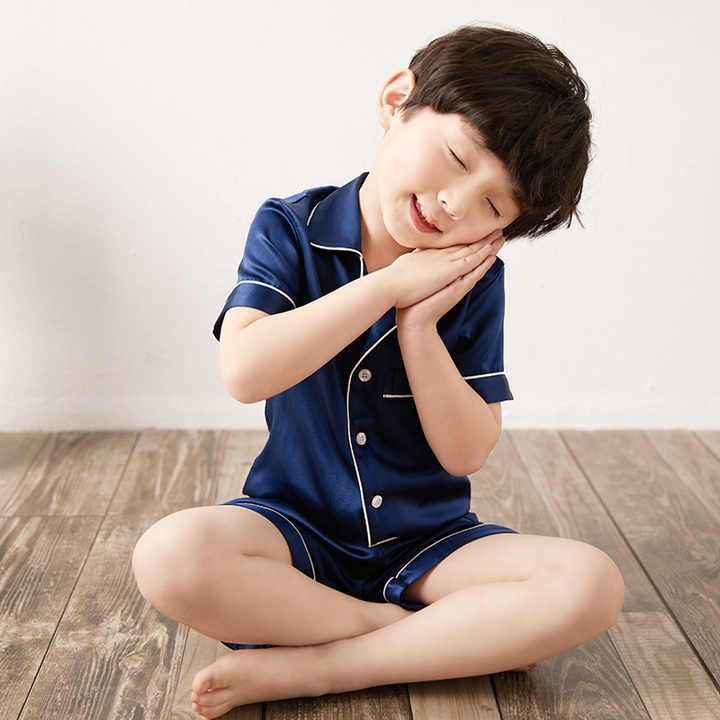 Summer silk pajamas 