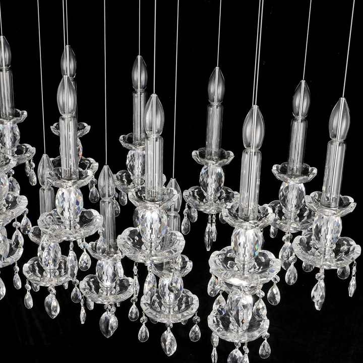 tall crystal chandeliers 