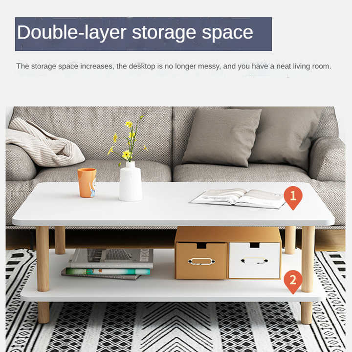 Coffee table for living room balcony small table simple creative coffee table 
