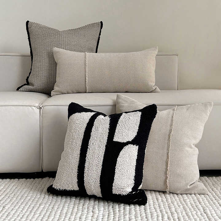 Nordic Designer- Embroidered Pillow 