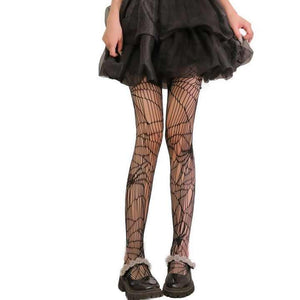 pider Web Socks for Women European American Jacquard Breathable Crew Sexy Fishnet Stockings Cross-Border Halloween Spider Web Pantyhose for Women 