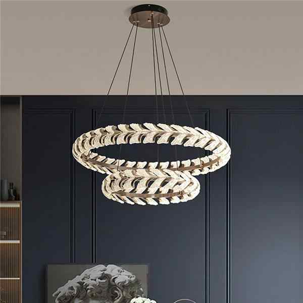 Two-circle lamp with three 