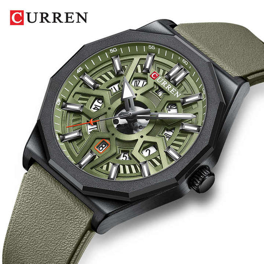 CURREN 8437 Men's Watch, Luxury 