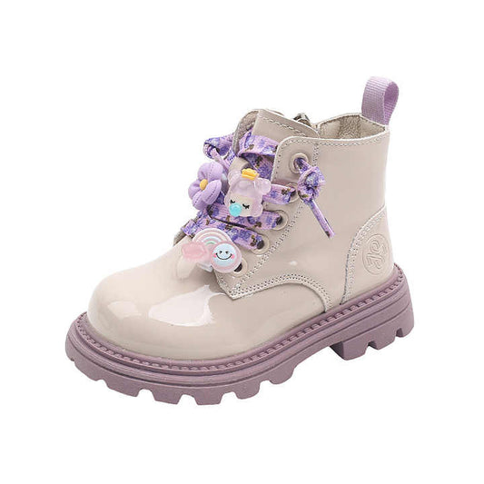 Girls' winter lined boots 