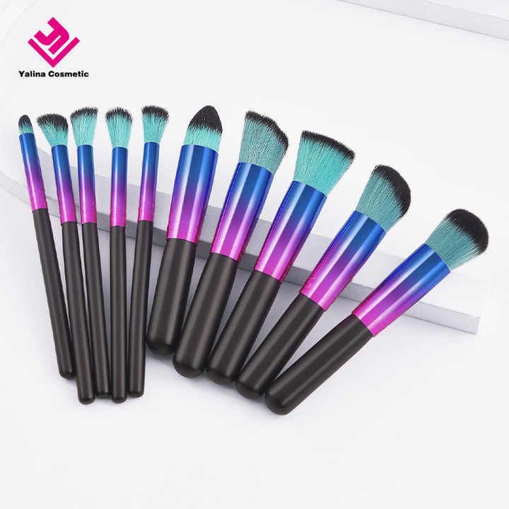 ، مجموعة فرش مكياج بعلامة تجارية خاصة Luxury Vegan Candy